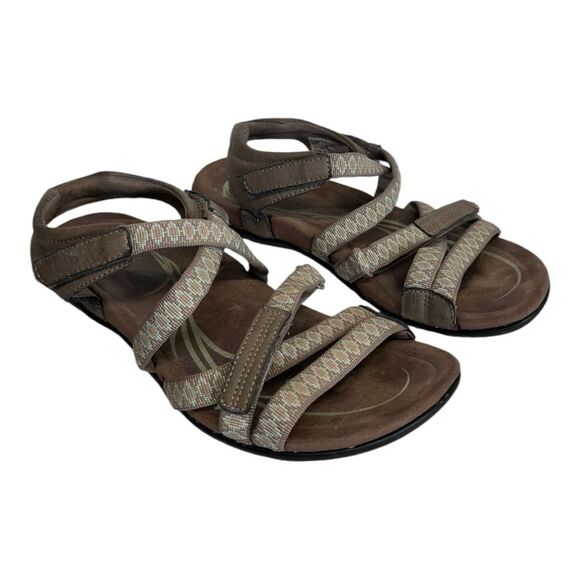 Abeo | Bahia Walnut walking Adjustable sStrappy Sandals Women’s 9 - Picture 1 of 9